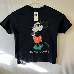 Neff Men's Mickey Mouse Swag Disney Colab Crew Neck T-Shirt Tee Black XLarge New